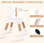 Modern Style Wooden Tables and Chairs Solid Wooden Kid Study - Image 2