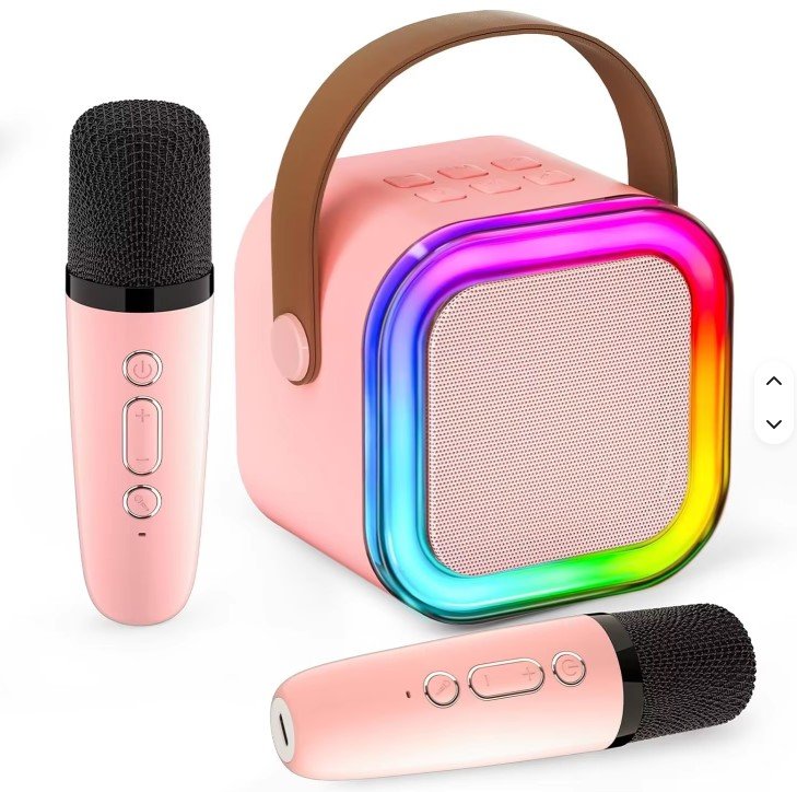 1 Karaoke Speaker with 2 Microphone - Image 1